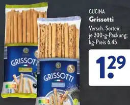 Aldi Süd CUCINA Grissotti Angebot