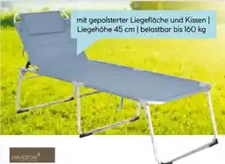 Hellweg Haveson Gartenliege XXL Angebot