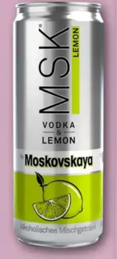 nahkauf Moskovskaya MSK Vodka & Lemon Angebot