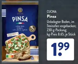 Aldi Süd CUCINA Pinsa Angebot