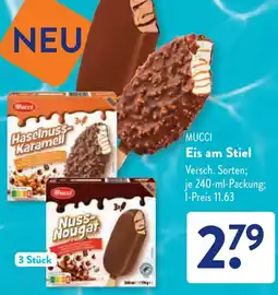 Aldi Süd MUCCI Eis am Stiel Angebot