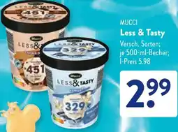 Aldi Süd MUCCI Less & Tasty Angebot