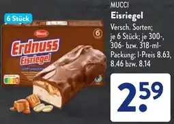 Aldi Süd MUCCI Eisriegel Angebot