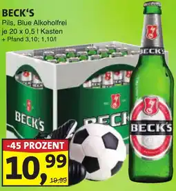 Lösch Depot BECKS Pils, Blue Alkoholfrei Angebot