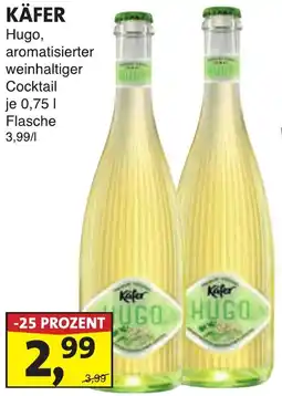 Lösch Depot KÄFER Hugo, aromatisierter weinhaltiger Cocktail Angebot
