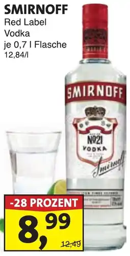 Lösch Depot SMIRNOFF Red Label Vodka Angebot