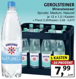 Lösch Depot GEROLSTEINER Mineralwasser Angebot