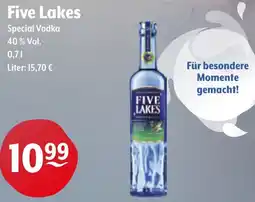 Getränke Hoffmann Five Lakes Special Vodka Angebot