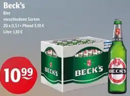 Getränke Hoffmann Beck's Bier Angebot