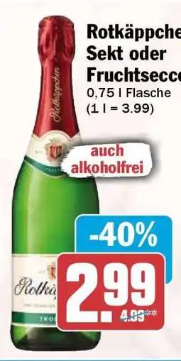 HIT Rotkäppchen Sekt oder Fruchtsecco Angebot