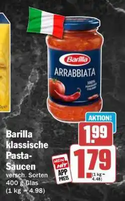 HIT Barilla klassische Pasta-Saucen Angebot