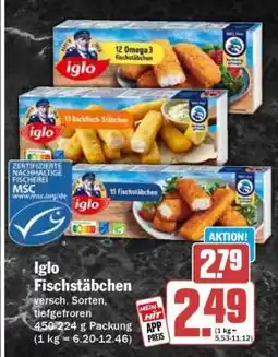 HIT Iglo Fischstäbchen Angebot