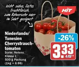 HIT Niederlande/Tunesien Cherrystrauch-tomaten Angebot