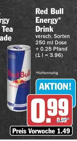 HIT Red Bull Energy Drink Angebot
