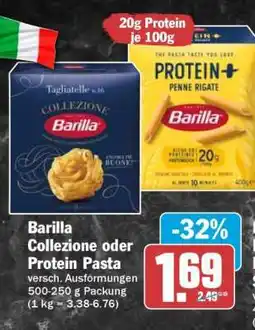 HIT Barilla Collezione oder Protein Pasta Angebot