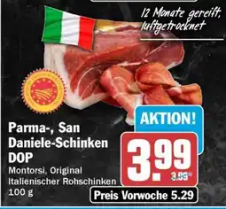 HIT Parma-, San Daniele-Schinken DOP Angebot