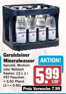 HIT Gerolsteiner Mineralwasser Angebot