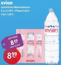 Getränke Hoffmann evian natürliches Mineralwasser Angebot