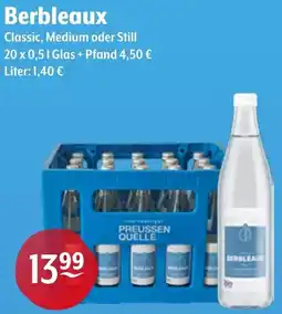 Getränke Hoffmann Berbleaux Classic, Medium oder Still Angebot