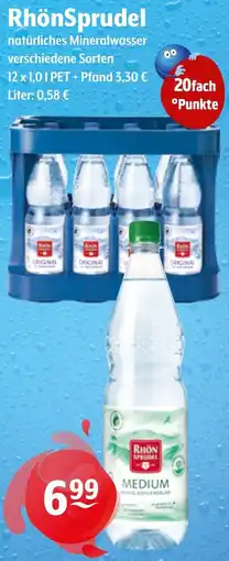 Getränke Hoffmann RhönSprudel natürliches Mineralwasser Angebot
