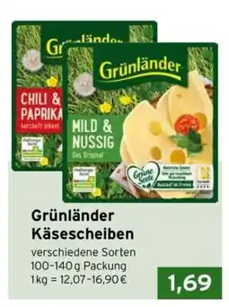 CAP Markt Grünländer Käsescheiben Angebot