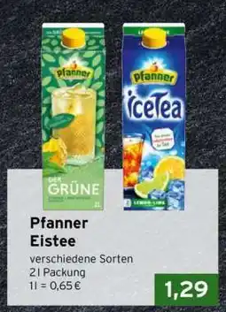 CAP Markt Pfanner Eistee Angebot