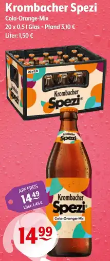 Getränke Hoffmann Krombacher Spezi Angebot