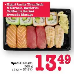 Scheck-in-Center Special Sushi Angebot