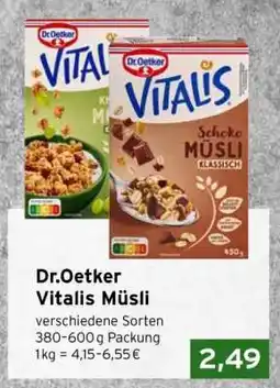 CAP Markt DR. OETKER Vitalis-Müsli Angebot