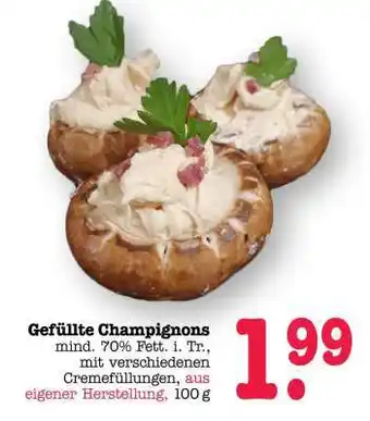 Gefüllte Champignons