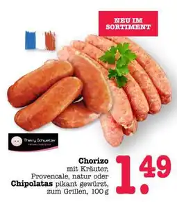 Scheck-in-Center Chorizo Angebot