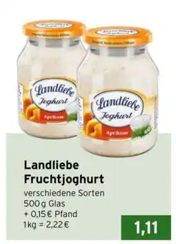 CAP Markt LANDLIEBE Fruchtjoghurt Angebot