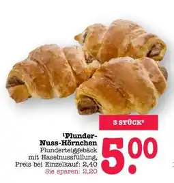 Scheck-in-Center Plunder-Nuss-Hörnchen Angebot