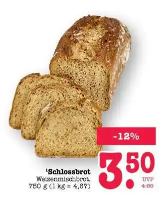 Scheck-in-Center Schlossbrot Angebot