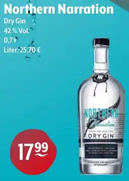 Getränke Hoffmann Northern Narration Dry Gin Angebot