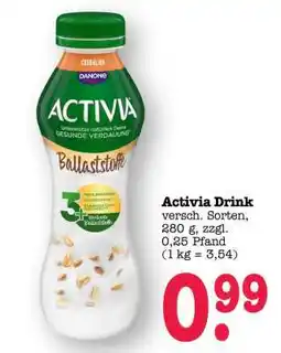 Scheck-in-Center Activia Drink Angebot