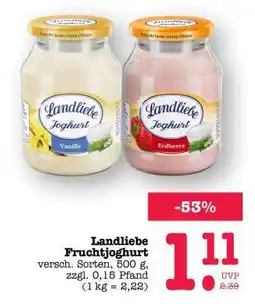 Scheck-in-Center LANDLIEBE Fruchtjoghurt Angebot