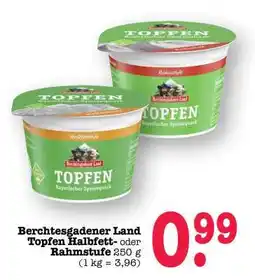 Scheck-in-Center Berchtesgadener Land Topfen Halbfett- oder Rahmstufe Angebot