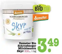 Scheck-in-Center Demeter Bio Schrozberger Milchbauern Skyr XXL Angebot