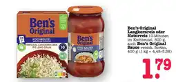 Scheck-in-Center Ben’s Original Langkornreis oder Naturreis Angebot