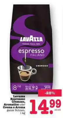 Scheck-in-Center Lavazza Espressso Cremoso, Aromatico oder Crema e Aroma Angebot