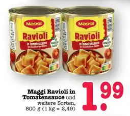 Scheck-in-Center Maggi Ravioli in Tomatensauce Angebot