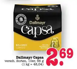 Scheck-in-Center Dallmayr capsa Angebot