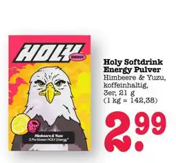 Scheck-in-Center Holy Softdrink Energy Pulver Angebot