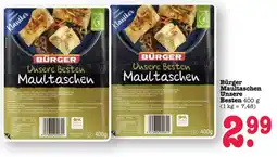 Scheck-in-Center Bürger Maultaschen Unsere Besten Angebot