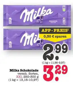 Scheck-in-Center MILKA Schokolade Angebot