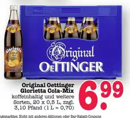 Scheck-in-Center Original Oettinger Glorietta Cola-Mix Angebot