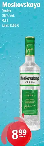 Getränke Hoffmann Moskovskaya Vodka Angebot