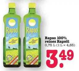 Scheck-in-Center Rapso 100 % reines Rapsöl Angebot