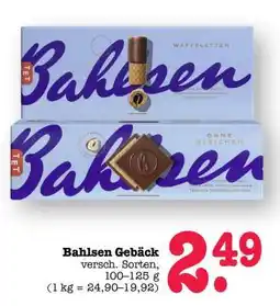 Scheck-in-Center Bahlsen Gebäck Angebot